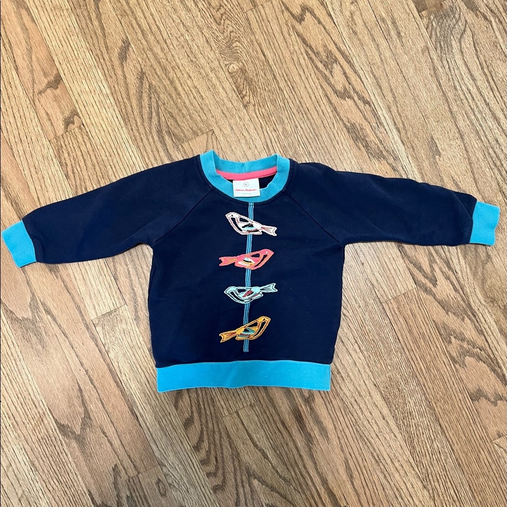 Hanna Andersson little girl’s bird sweatshirt